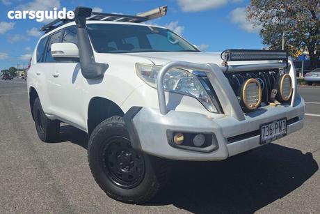 White 2013 Toyota Landcruiser Prado Wagon Gxl (4X4)