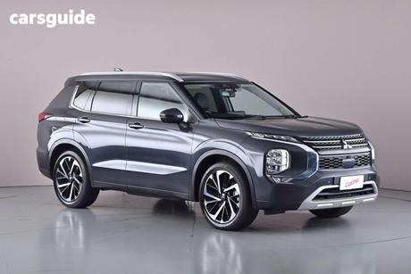 Grey 2023 Mitsubishi Outlander Wagon Exceed 7 Seat (Awd)