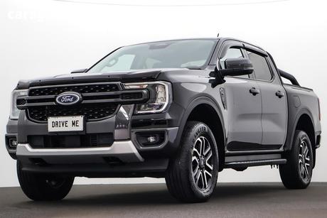 Black 2022 Ford Ranger Double Cab Pick Up Sport 3.0 (4X4)