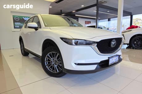 White 2021 Mazda CX-5 Wagon Maxx Sport (Awd)