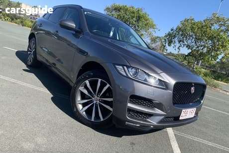 Grey 2016 Jaguar F-Pace Wagon 20D R-Sport