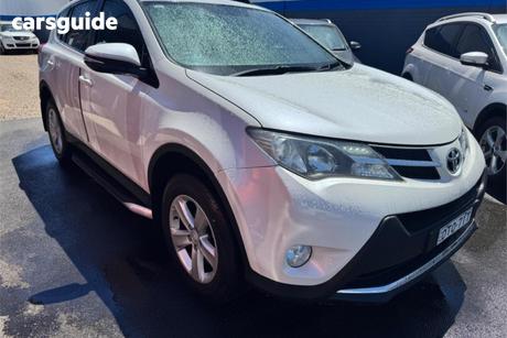 White 2013 Toyota RAV4 Wagon Gxl (4X4)