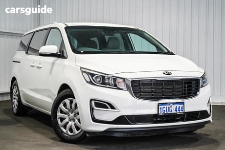 White 2019 Kia Carnival Wagon S