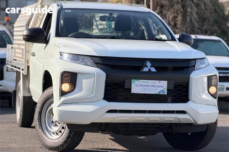 White 2021 Mitsubishi Triton Cab Chassis Glx (4X2)
