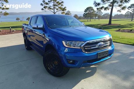 Blue 2020 Ford Ranger Double Cab Pick Up Xlt 2.0 (4X4)