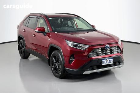 Red 2020 Toyota RAV4 Wagon Cruiser Awd Hybrid