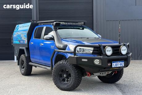 Blue 2017 Toyota Hilux Dual Cab Utility Sr5 (4X4)