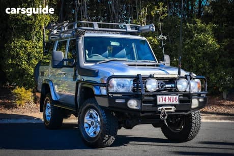 Silver 2017 Toyota Landcruiser Wagon Gxl (4X4) 2 Seat