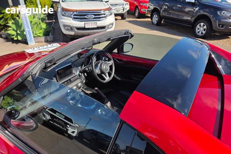 Red 2017 Mazda MX-5 Convertible Roadster