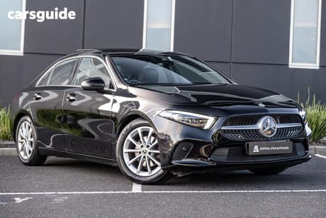 Black 2022 Mercedes-Benz A180 Sedan
