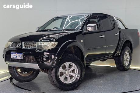 Black 2012 Mitsubishi Triton Double Cab Utility Glx-R (4X4)