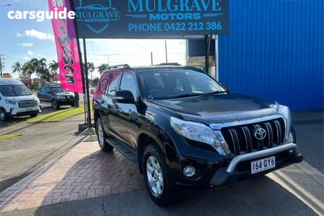 Black 2015 Toyota Landcruiser Prado Wagon Gxl (4X4)
