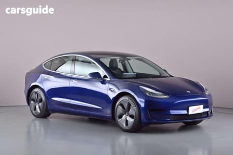 Blue 2019 Tesla Model 3 Sedan Standard Range Plus
