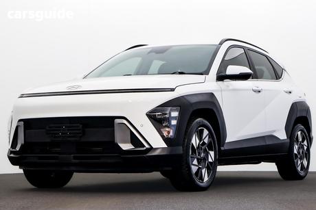 White 2024 Hyundai Kona Wagon Hybrid