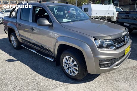 Beige 2022 Volkswagen Amarok Dual Cab Utility Tdi550 V6 Core 4Motion