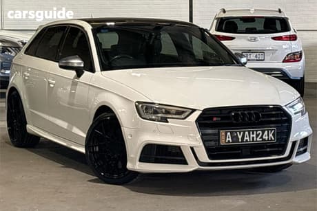 White 2017 Audi S3 Hatchback Sportback 2.0 Tfsi S Tronic