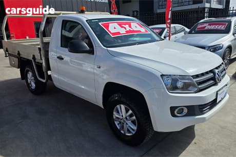 White 2016 Volkswagen Amarok Cab Chassis Tdi400 (4X4)