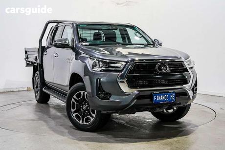 Grey 2023 Toyota Hilux Double Cab Chassis Sr5 (4X4)