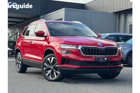 Red 2022 Skoda Karoq Wagon Style 110Tsi