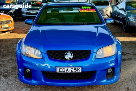 Blue 2010 Holden UTE Ute Tray SV6 R