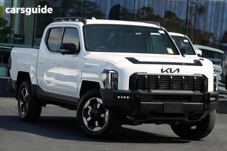 White 2025 Kia Tasman Double Cab Pick Up X-Line (4X4) (0.9T) Bdy Fender