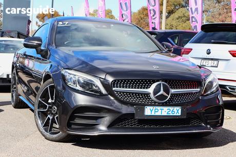 Grey 2020 Mercedes-Benz C200 Coupe