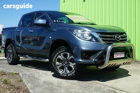 Blue 2019 Mazda BT-50 Dual Cab Utility Xtr (4X2) (5Yr)