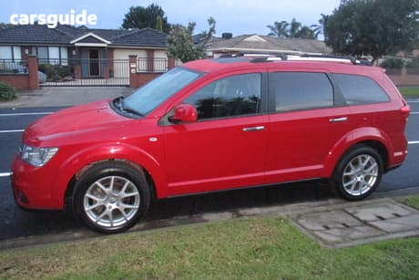 Burgundy 2014 Dodge Journey Wagon R/T