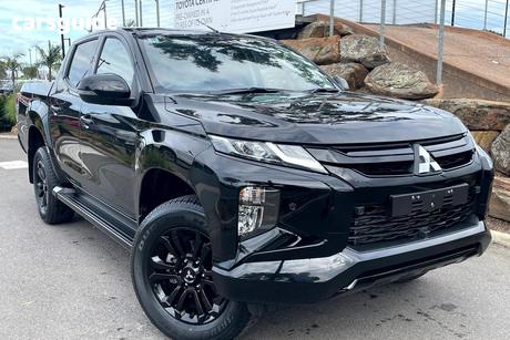 Black 2022 Mitsubishi Triton Double Cab Pick Up Gsr (4X4)