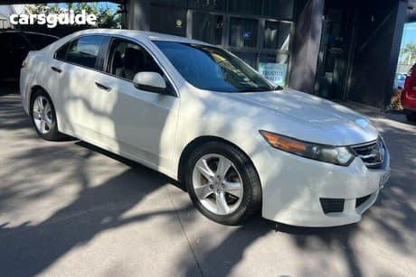 White 2008 Honda Accord Euro Sedan Euro