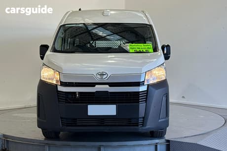White 2025 Toyota HiAce Van Slwb
