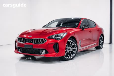 Red 2017 Kia Stinger Sedan Gt-Line (Black Leather)