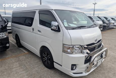 White 2021 Toyota HiAce Van Gl Super