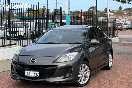 Grey 2012 Mazda 3 Sedan Sp25