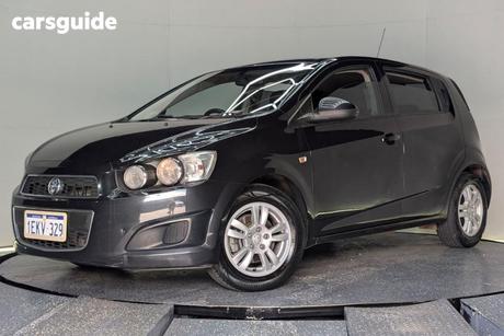 Black 2013 Holden Barina Hatchback Cd
