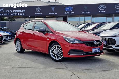 Red 2017 Holden Astra Hatchback R