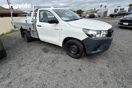 White 2023 Toyota Hilux Cab Chassis Workmate (4X2)