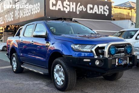 Blue 2016 Ford Ranger Dual Cab Utility Xlt 3.2 (4X4)