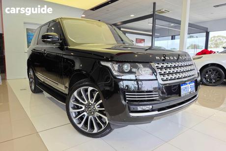 Black 2017 Land Rover Range Rover Wagon Vogue Se Sdv8
