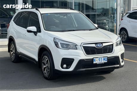 White 2021 Subaru Forester Wagon 2.5I (Awd)