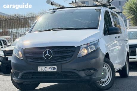 White 2017 Mercedes-Benz Vito Van 114 Bluetec Lwb