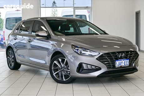 Grey 2023 Hyundai I30 Hatchback Elite