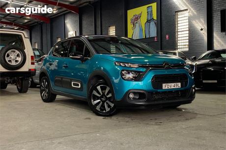 Blue 2023 Citroen C3 Hatchback Shine 1.2 Puretech 82