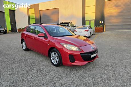 Red 2013 Mazda 3 Hatchback Neo