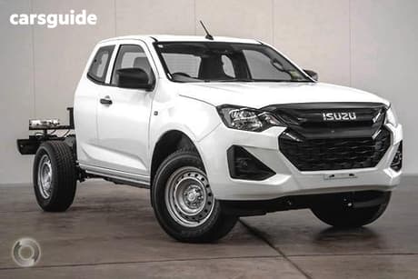 White 2026 Isuzu D-MAX Space Cab Chassis Sx (4X4)