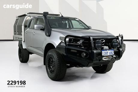 Silver 2021 Mazda BT-50 Dual Cab Chassis Xt (4X4)