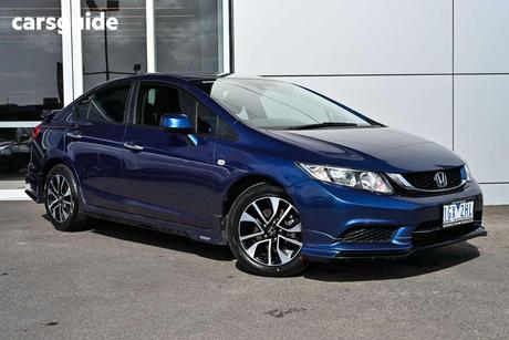 Blue 2015 Honda Civic Sedan Vti-S