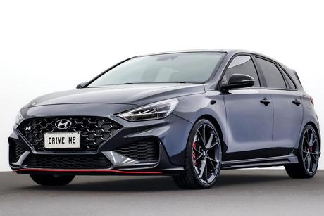Grey 2022 Hyundai I30 Hatchback N Premium
