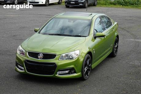 Green 2015 Holden Commodore Sedan Ss-V Redline