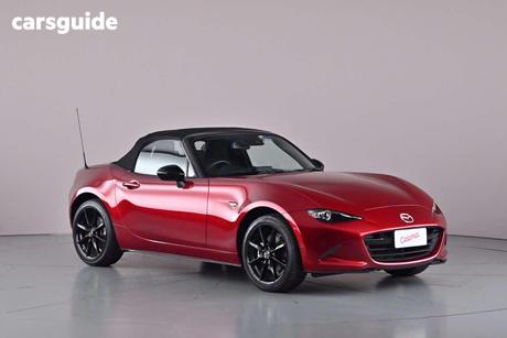 Red 2022 Mazda MX-5 Convertible Roadster